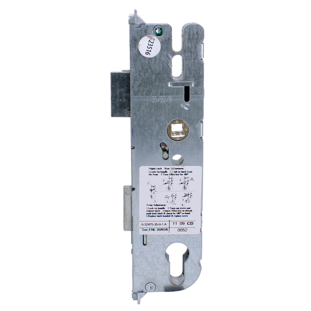 GU Lever Operated Latch & Deadbolt Gearbox with Split Spindle 35/92