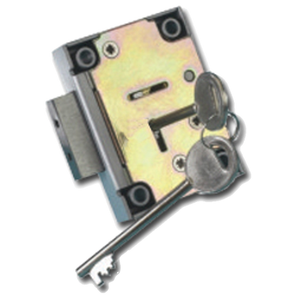 WALSALL LOCKS ACE S1311 7 Lever Safe Lock Key Retaining - Grey