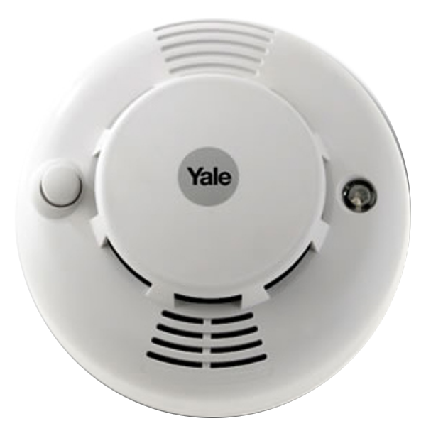 YALE EF-SD Easy Fit Wirefree Optical Smoke Detector With Hush Facility - White