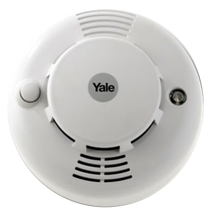 YALE EF-SD Easy Fit Wirefree Optical Smoke Detector With Hush Facility - White