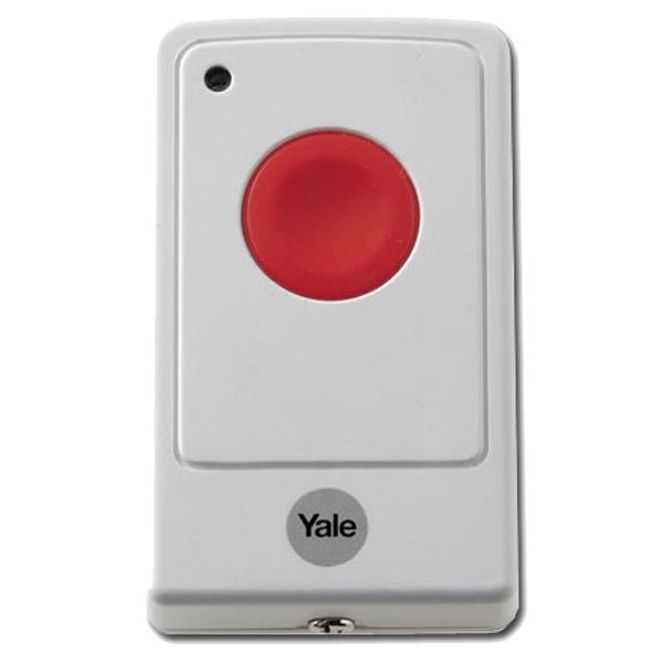 YALE EF-PB Easy Fit Wirefree Panic Button Red Button - White