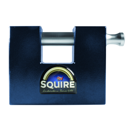 SQUIRE Stronghold WS75 Steel Container Sliding Shackle Padlock Pro - Black