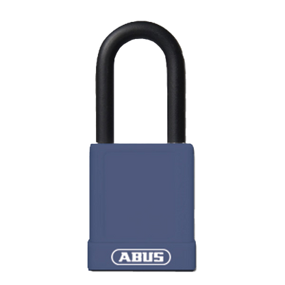 ABUS 74 Series Lock Out Tag Out Coloured Aluminium Padlock Blue