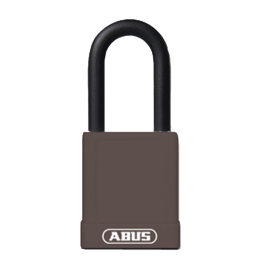 ABUS 74 Series Lock Out Tag Out Coloured Aluminium Padlock Brown