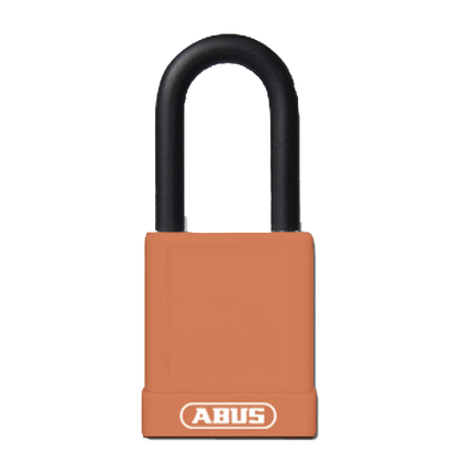 ABUS 74 Series Lock Out Tag Out Coloured Aluminium Padlock Orange