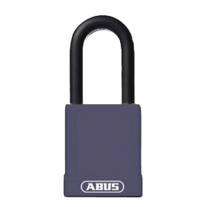 ABUS 74 Series Lock Out Tag Out Coloured Aluminium Padlock Purple