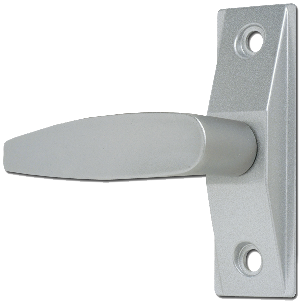 ALPRO 456 Lever Handle Left Handed - Satin Anodised Aluminium