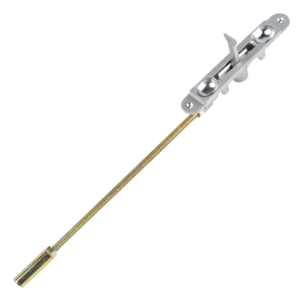 ALPRO 300mm Flush Bolt C/W Guide Flat - Satin Chrome