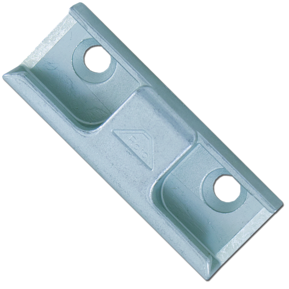 ROTO Timber Flat Casement Window Lock Strike Silver