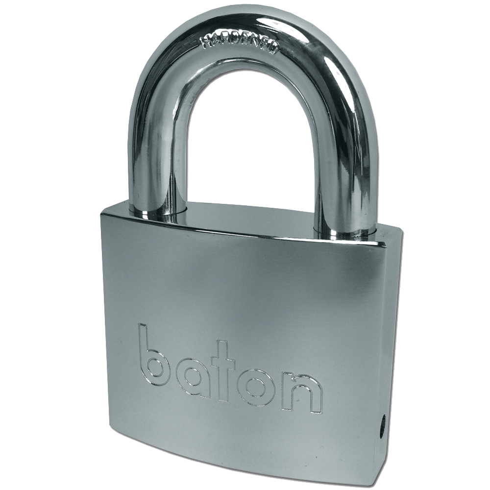 BATON LOCK 6020 Series Open Shackle Brass Padlock With Disc Mechanism 40mm Keyed To Differ - Hardened Steel