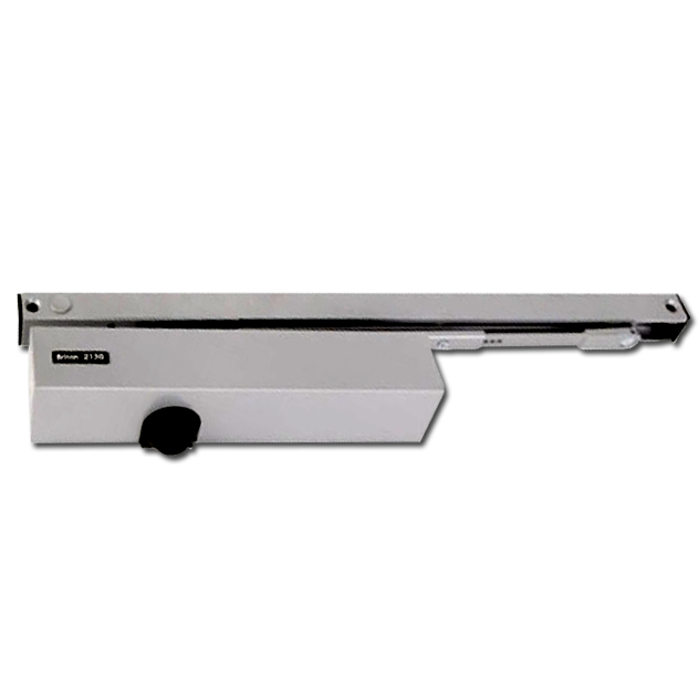 BRITON 2130B TC Size 2-4 Overhead Door Closer Silver - Silver Enamelled