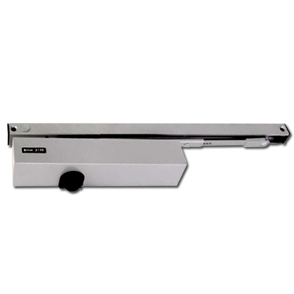 BRITON 2130B TC Size 2-4 Overhead Door Closer Silver - Silver Enamelled