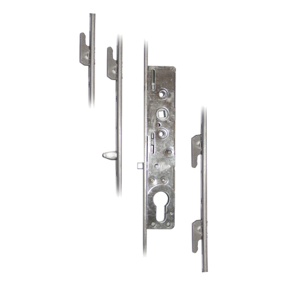 MILA Fearless 4 Hook Patio Door Lock 20/92 - Silver