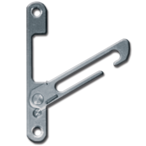 MILA Enhanced UPVC Window Restrictor Catch 50mm Right Handed - Zinc Plated