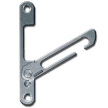 MILA Enhanced UPVC Window Restrictor Catch 50mm Right Handed - Zinc Plated