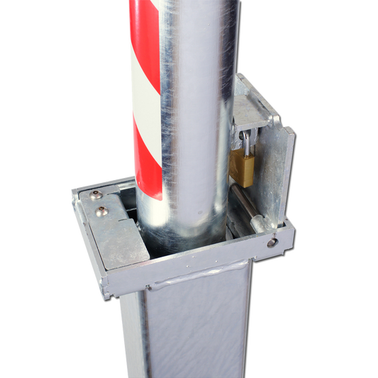 AUTOPA Retractapost Padlocked Retractable Parking Post 500mm x 76mm