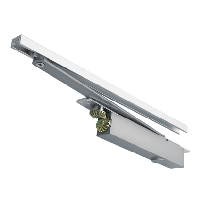 BRITON 2400 Size 2-4 Concealed Cam Action Door Closer 2-4 SE - Silver Enamelled