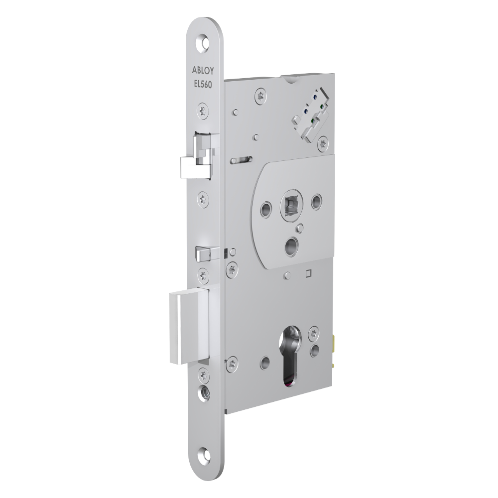 ABLOY EL560 Electric Lock 65mm Backset - Satin Stainless Steel