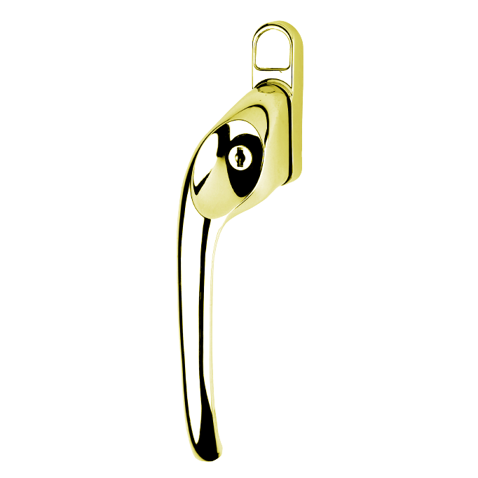 YALE YWHLCK40 Espag Offset Window Handle Left Handed - Gold