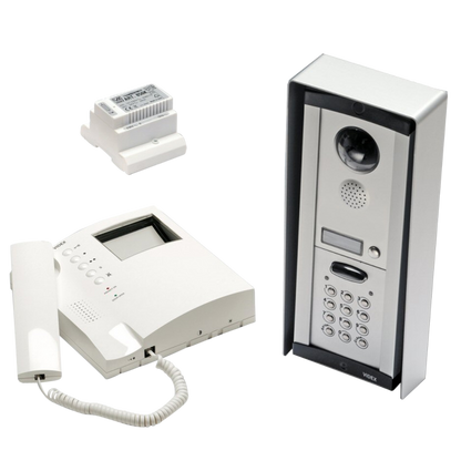 VIDEX CVKC8KS 1 Way Surface Mounted Colour Video Kit with Keypad CVKC8KS - Stainless Steel