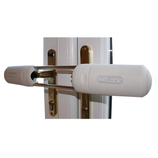 PATLOCK Security Lock for French Doors & Conservatories White