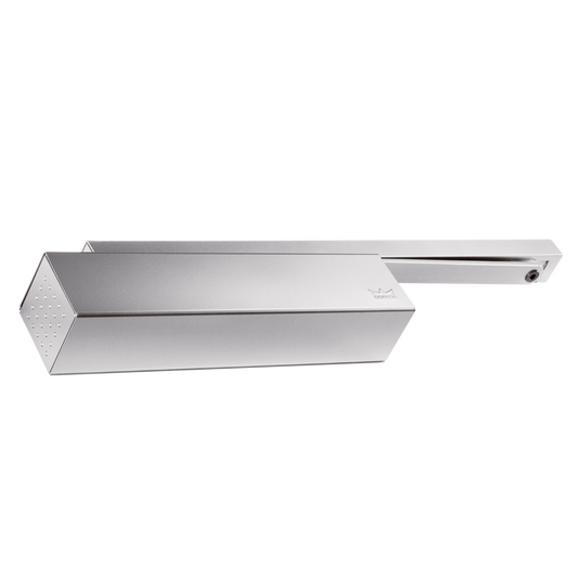 DORMAKABA TS92 Size 1-4 Side Channel Overhead Door Closer TS92G Push - Silver Enamelled