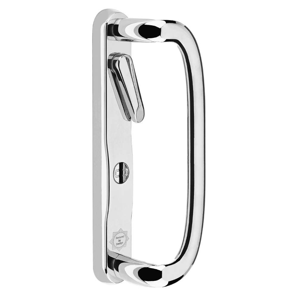 MILA ProSecure Kitemarked 92PZ Lever/Lever Patio Handle 108901 - Chrome Plated