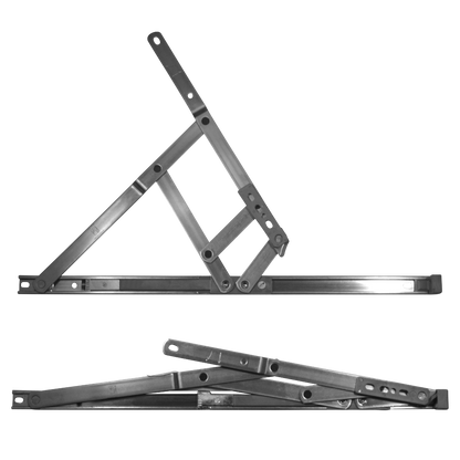 SECURISTYLE Defender Restricted Friction Hinge Top Hung 17mm 400mm 16 Inch X 17mm - Stainless Steel