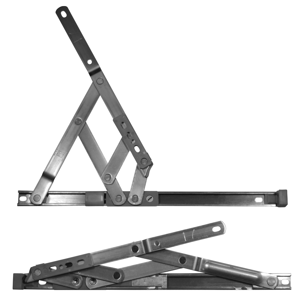 SECURISTYLE Defender Restricted Friction Hinge Side Hung 17mm 300mm 12 Inch X 17mm Left Handed - Stainless Steel