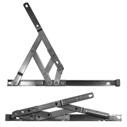 SECURISTYLE Defender Restricted Friction Hinge Side Hung 17mm 300mm 12 Inch X 17mm Left Handed - Stainless Steel