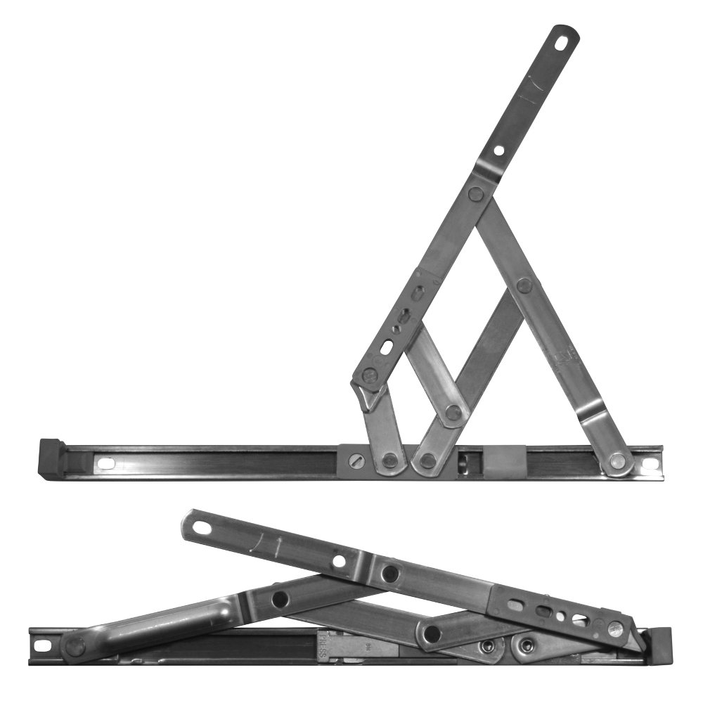 SECURISTYLE Defender Restricted Friction Hinge Side Hung 17mm 300mm 12 Inch X 17mm Right Handed - Stainless Steel