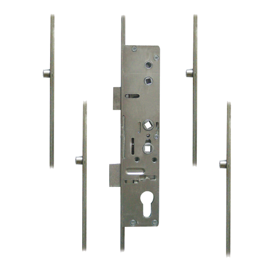 LOCKMASTER Lever Operated Latch & Deadbolt Single Spindle - 4 Roller 35/92-62