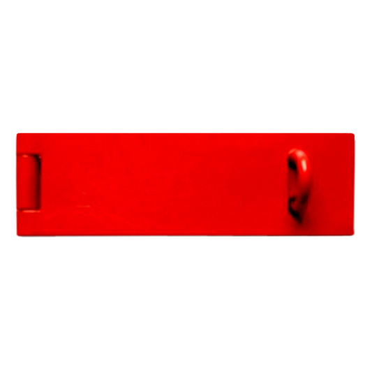 MORGAN ACS150 Hasp & Staple To Suit ACL Padlock ACL150 Hasp & Staple - Red (Powder Coated)