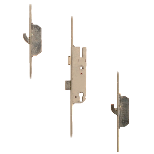 GU Lever Operated Latch & Deadbolt - 2 Hook 45/92 16mm Faceplate