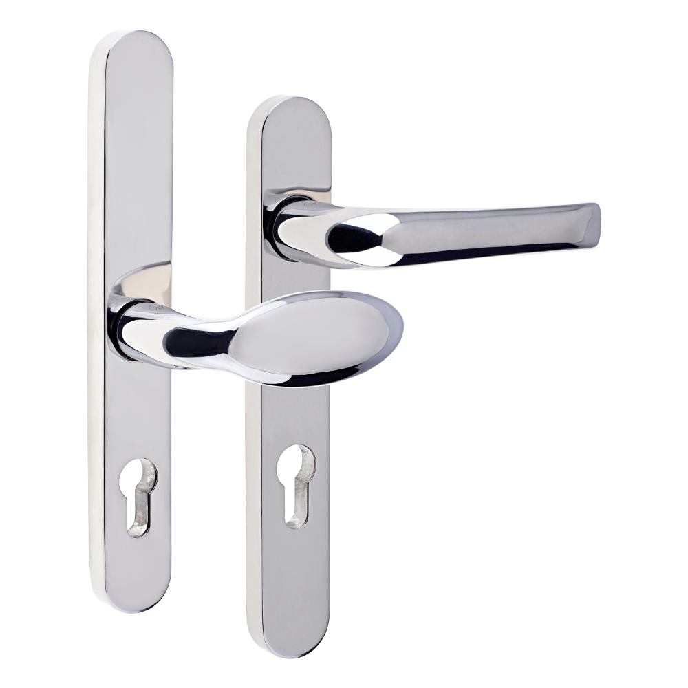 MILA Supa 92 Lever Pad - 220mm Backplate Polished Stainless Steel