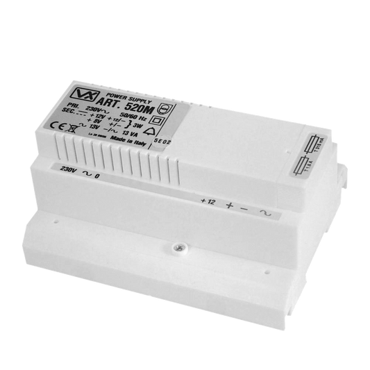 VIDEX 520M Transformer 12VAC / 8VDC 520M - White