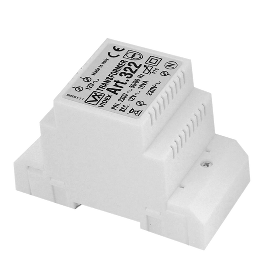 VIDEX 322 Transformer 1.6A 12VAC 322 - White