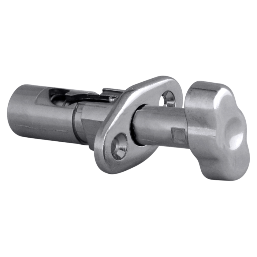 WINLOCK Patio Spring Bolt - 24mm Throw Chrome Plated