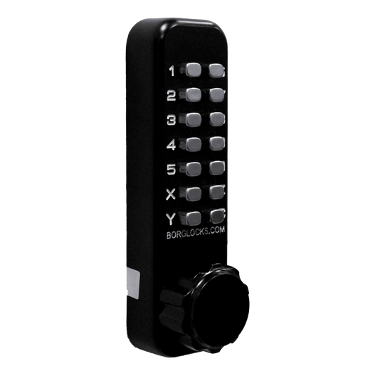 BORG LOCKS BL2601 Marine Grade Pro Digital Lock With Optional Holdback BL2601MG - Black (Marine Grade Pro)