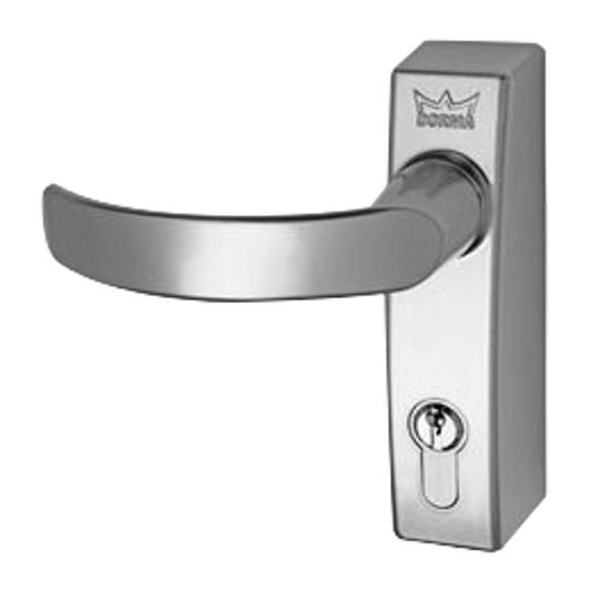 DORMAKABA PHT 01 Lever Operated Outside Access Device Silver