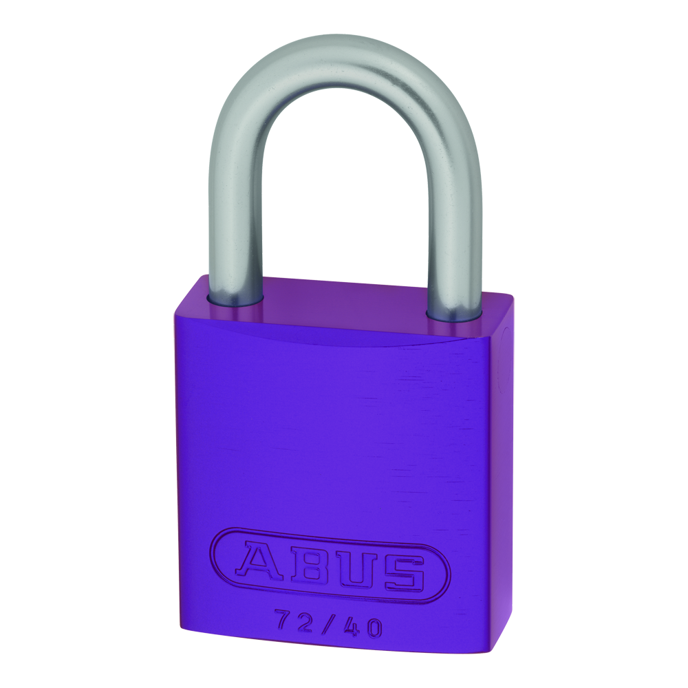 ABUS 72LL/40 Anti-Rust Love Lock Padlock Lilac