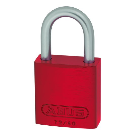 ABUS 72LL/40 Anti-Rust Love Lock Padlock Red