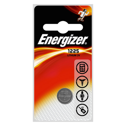 ENERGIZER CR1225 3V Lithium Coin Cell Battery CR1225