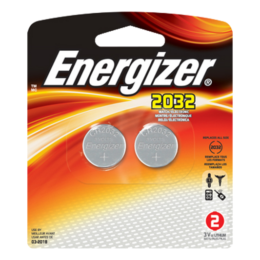 ENERGIZER CR2032 3V Lithium Coin Cell Battery - Twin Pack CR2032 Twin Pack