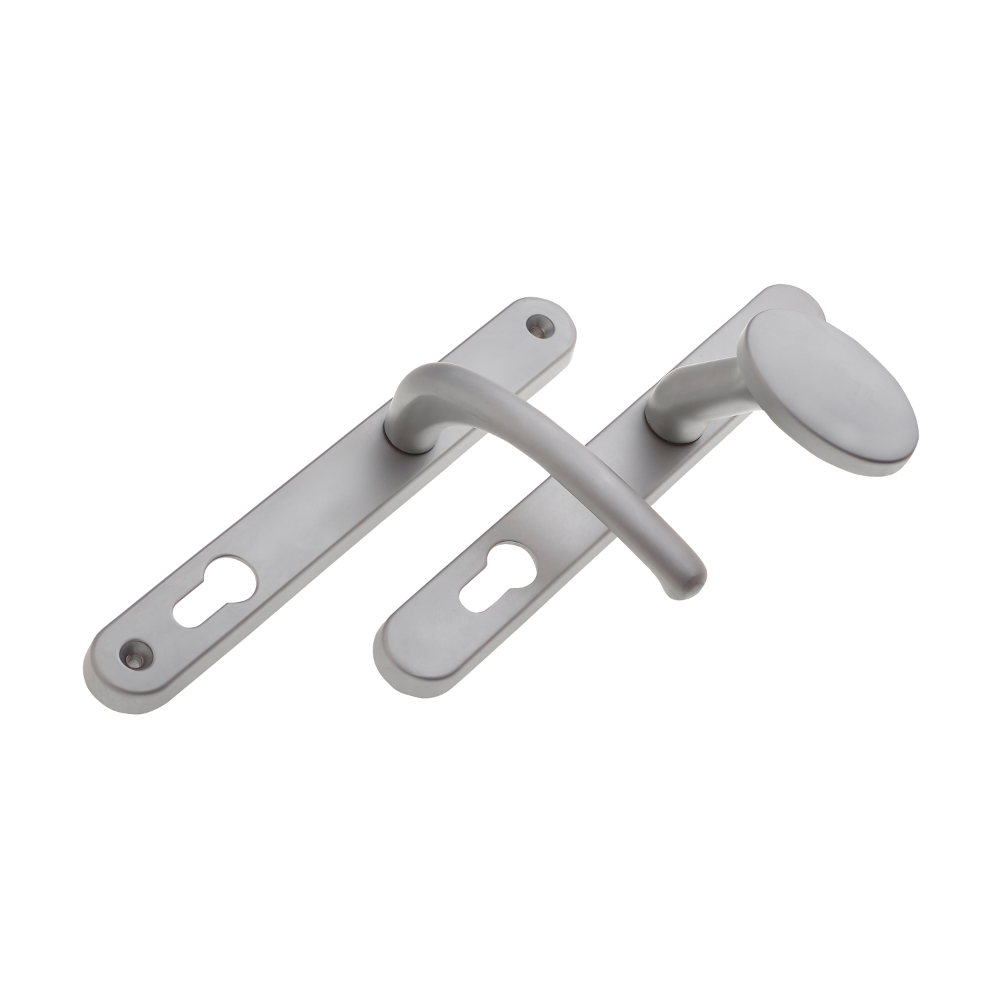 FAB & FIX Balmoral 92PZ Lever/Pad UPVC Furniture Satin Silver