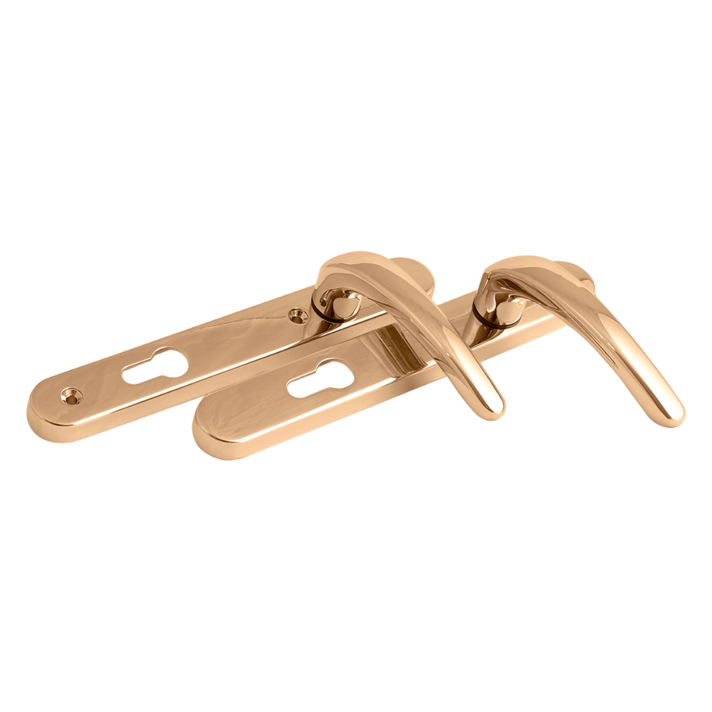 FAB & FIX Windsor 92 Lever/Lever UPVC Furniture Gold