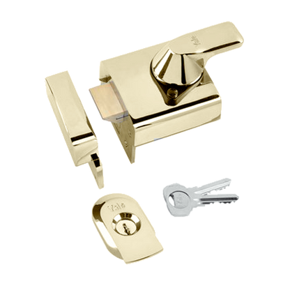 YALE PBS3 & PBS4 Auto Deadlocking Nightlatch 60mm Pro - Brasslux