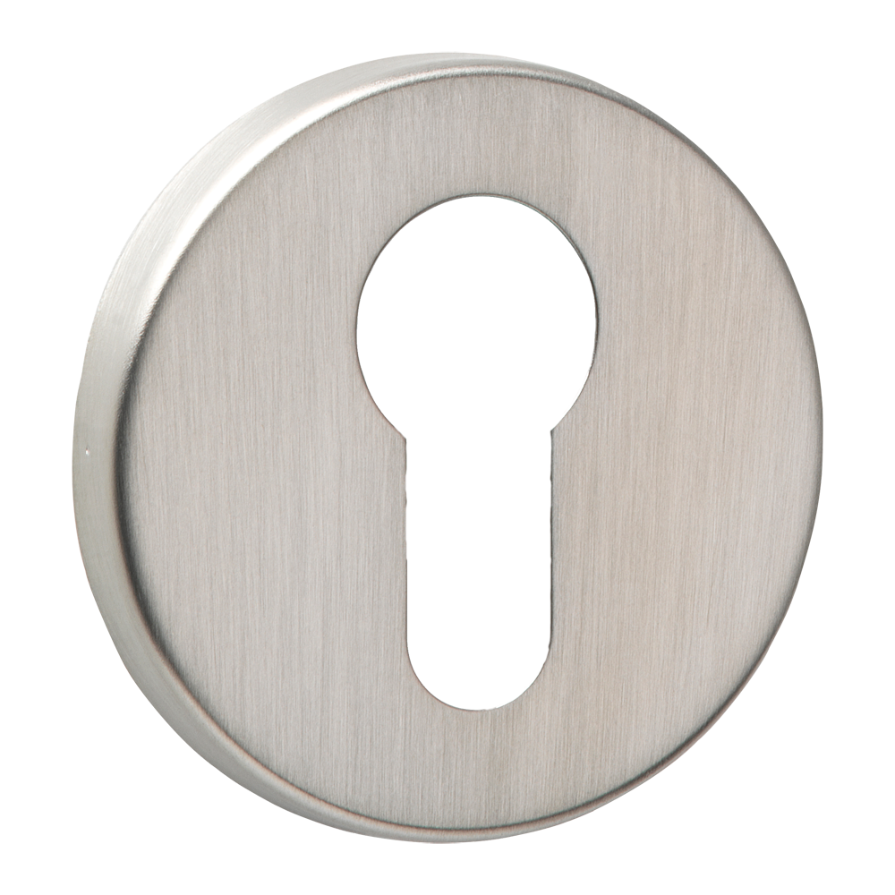 URFIC Easy Click Euro Profile Escutcheon Satin Nickel