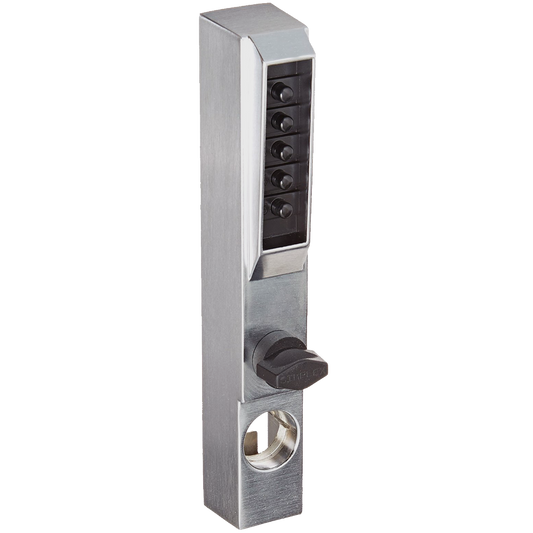 DORMAKABA 3000 Series Narrow Style Digital Lock Body Only Satin Chrome