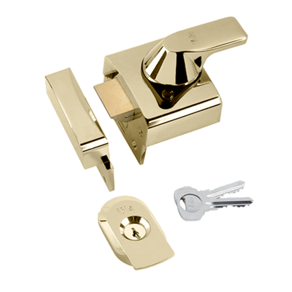 YALE PBS3 & PBS4 Auto Deadlocking Nightlatch 40mm Pro - Brasslux